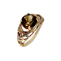 КЛ-573К-РТ Кольцо Au 585