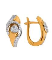 02-1383 Серьги (Au 585)