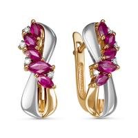 02-3156/3 Серьги (Au 585)