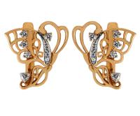 8278-2 Серьги (Au 585)