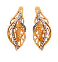 026038 Серьги (Au 585)