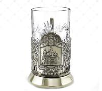 416ПС00001 Подстаканник "Храм Спаса На Крови"+ Стакан (Ag 925)