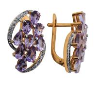 СЛ-517К-А Серьги (Au 585)