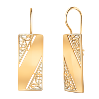 21086з-925 серьги 925*/золочение