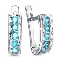 с120506а-2 Серьги (Ag 925)