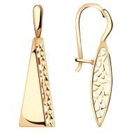 АСд840-3590 Серьги (Au 585)