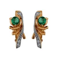 2-03-545 Серьги (Au 585)