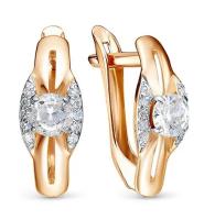 122-2574_f-201 Серьги (Au 585)