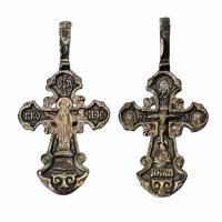 3-069чч Крест (Ag 925)