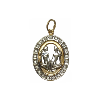 327707близнец Подвеска Au 585