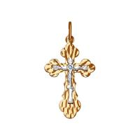 121181 Подвеска крест (Au 585)