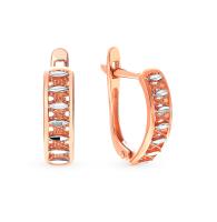 31066800-Б/К Серьги (Au 585)