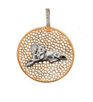 37-0027-17-65 Подвеска "Лев" (Au 585)