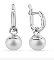 С-2254р-Б Серьги (Ag 925)