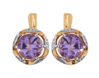 СЛ-518К-А Серьги (Au 585)