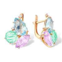 2180344 Серьги (Au 585)