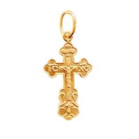 6-033Л_b-001 Крест (Au 585)