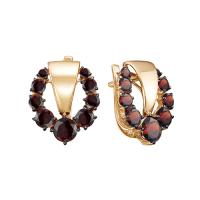 С124-6048Гр Серьги (Au 585)