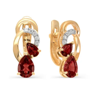 02-1-091-03 Серьги (Au 585)