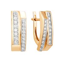 С112-6711 Серьги (Au 585)