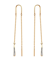 02-8321 Серьги (Au 585)