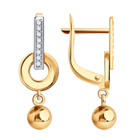 04-62-0537-00 Серьги (Au 585)