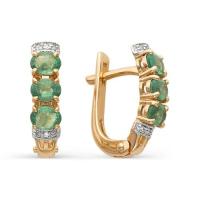 21263-101 Серьги (Au 585)