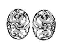 095с Серьги Макраме (925)