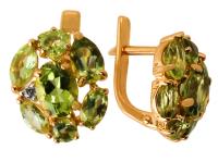 С122-1365Хр Серьги (Au 585)