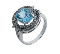 k5p2364bt+cz Кольцо (Ag 925)