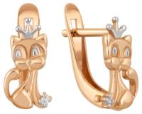 с132-1077 Серьги (Au 585)