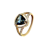 КЛ-530К-ТЛ Кольцо Au 585