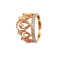 016627 Кольцо Au 585