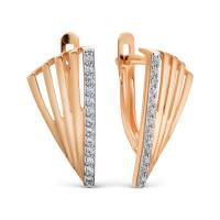 Т14702Б879 Серьги (Au 585)