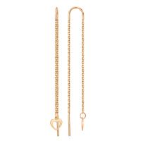 015542-1000 Серьги-продевки (Au 585)