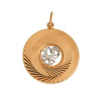 5634А8/козерог Подвеска (Au 585)