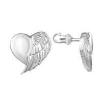 пс-046р Серьги-пуссеты б/к родий (Ag 925)