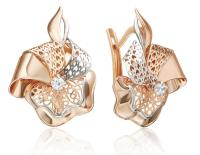 02-3755-00-401-1110-48 Серьги (Au 585)