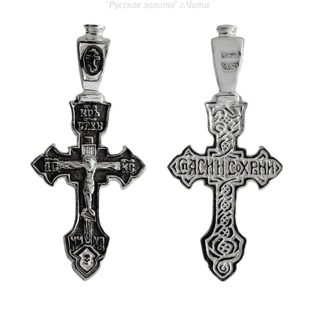 3077КЛ Крест (Ag 925)