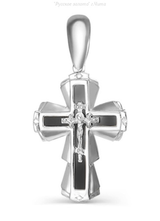 с080295 Крест (Ag 925)