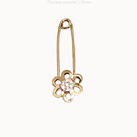 7202 Булавка Au 585