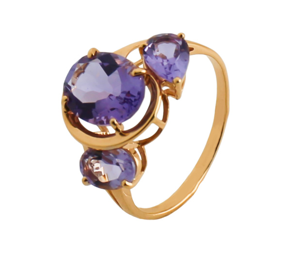 01-1-136 Кольцо (Au 585)