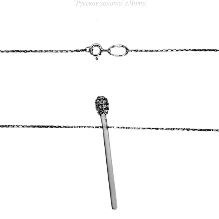 с1261б-11р Колье (Ag 925)