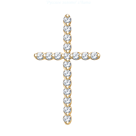 л3257 Подвеска крест(Au 585)
