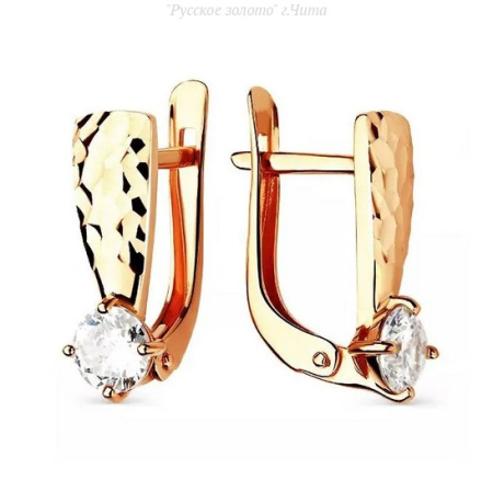 120111G464 Серьги (Au 585)