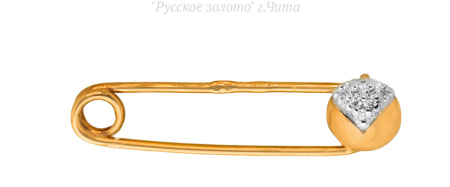 405107 1 1 1 Булавка (Au 585)