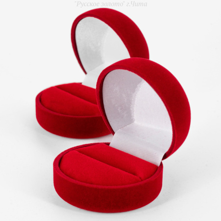 Футляр флокированный, полукруглый, серия "Классика"