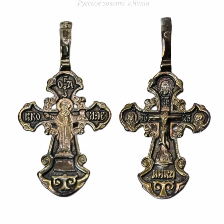 3-069чч Крест (Ag 925)