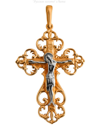 1400235578 Подвеска крест (Au 585)