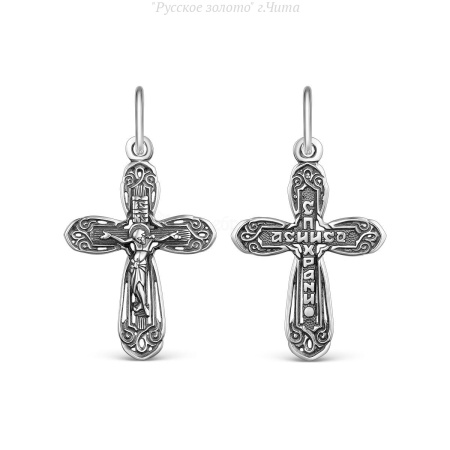 40-504ч Крест (Ag 925)